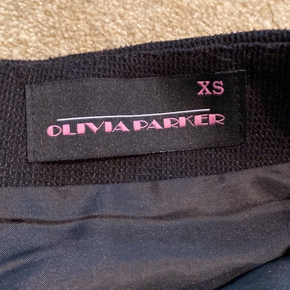 ~Olivia Parker~ Black A-Line Midi Skirt - Picture 3 of 5